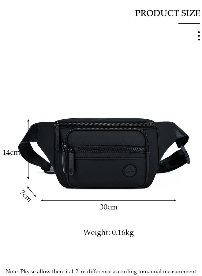 DUNISO Crossbody Fanny Pack for Women Men,Crossbody Waist Bag Belt Bag,Slim Running Belt Waist Pack,Fashion Water Resistant Waist Pouch Packs Chest Bag with Adjustable Strap for Travel Walking Running Hiking Cycling - Image 2